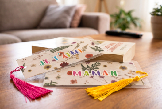 DIY marque pages fête des mères fleurs - Flower Crafts: Creations Inspired by Nature and the Seasons - 10doigts.fr