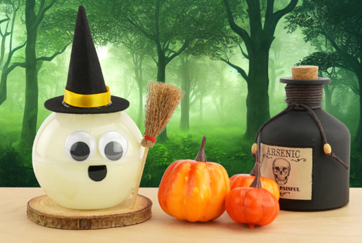 Glow-in-the-Dark Witch - 1 - Halloween Crafts - 10doigts.com - Halloween Crafts - 10doigts.fr