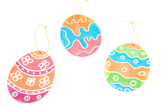 drawing gum oeuf de paques - Actividades manuales DIY Pascua - 10doigts.fr - 2