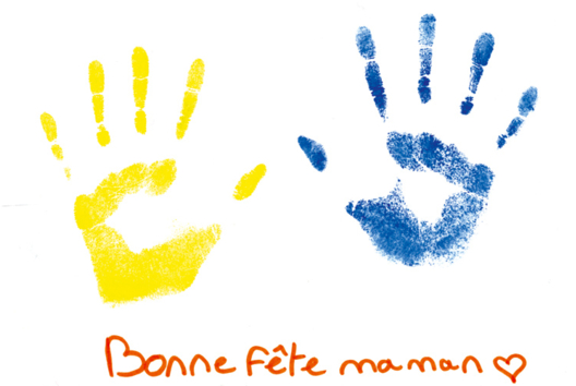 Tampones - Manualidades día de la madre - 10doigts.fr - 2