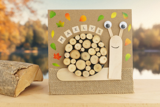 Autumn Snail Picture - 1 - Animal Crafts: Our Creative Ideas for Children - 10doigts.com - Animal Crafts: Our Creative Ideas for Children - 10doigts.fr