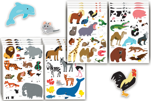 Animal Stickers - Stickers - 10doigts.fr
