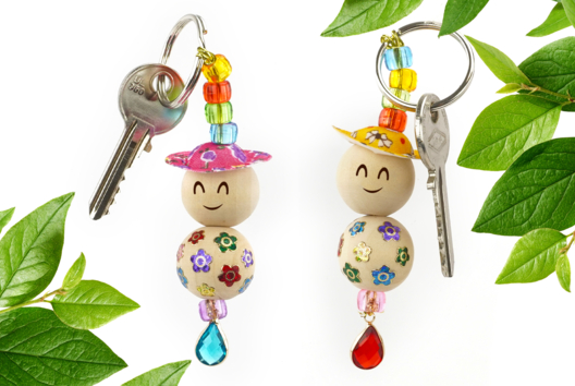 idea regalo llavero día de la madre - Actividades manuales para fabricar tus llaveros - 10doigts.fr