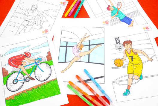 Olympic Games Coloring Book - 1 - Drawing Crafts: Tutorials Suitable from a Young Age - 10doigts.com - Drawing Crafts: Tutorials Suitable from a Young Age - 10doigts.fr