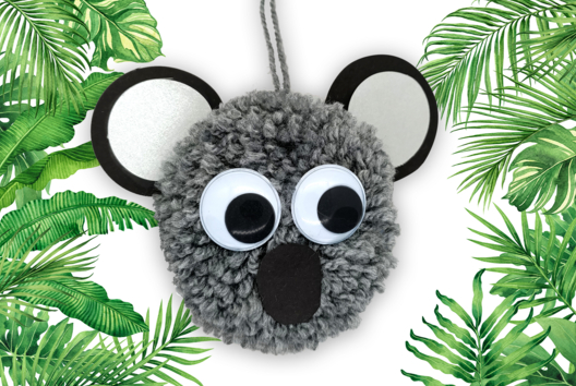 koala pompon lana niños - Actividades manuales animales: nuestras ideas creativas para los niños - 10doigts.fr