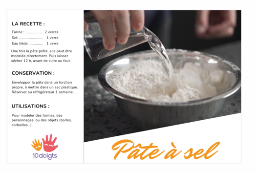 Salt Dough: Easy Recipe - 2 - Modeling Crafts - 10doigts.com - Modeling Crafts - 10doigts.fr - 2