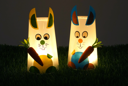 Glow-in-the-Dark Easter Bunnies - 2 - DIY Easter Crafts - 10doigts.com - DIY Easter Crafts - 10doigts.fr - 2