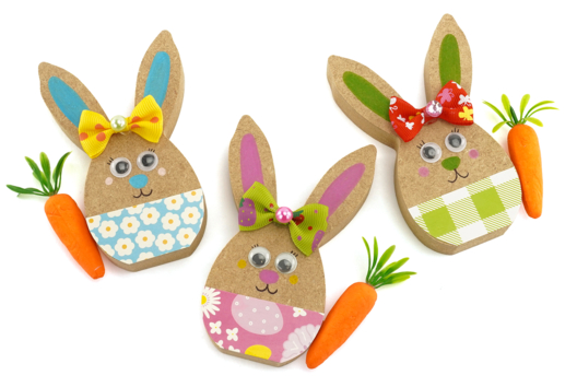 Lapin de Pâques en bois - 2 - DIY Easter Crafts - 10doigts.com - DIY Easter Crafts - 10doigts.fr - 2