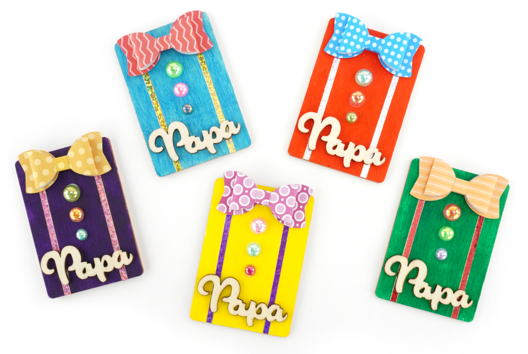 imán camisa día del padre - Manualidades día del padre - 10doigts.fr - 2