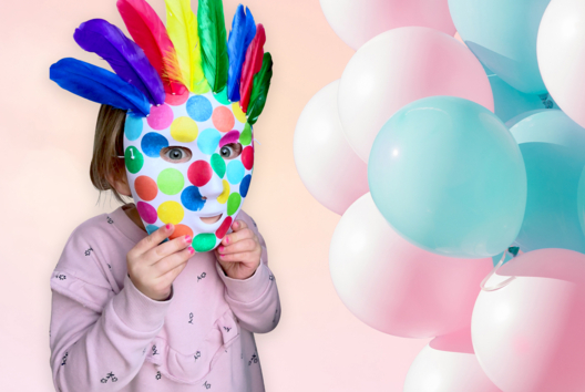 máscara de carnaval infantil plumas - Actividades manuales Carnaval, Martes de Carnaval - 10doigts.fr
