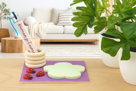 memo regalo bolígrafo día de la madre - Manualidades día de la madre - 10doigts.fr