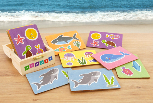 memoria océano DIY niños - Actividades manuales océano: sumérgete en un universo creativo y sensorial - 10doigts.fr