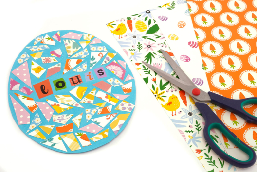 Œufs de Pâques en mosaïque - 1 - DIY Easter Crafts - 10doigts.com - DIY Easter Crafts - 10doigts.fr