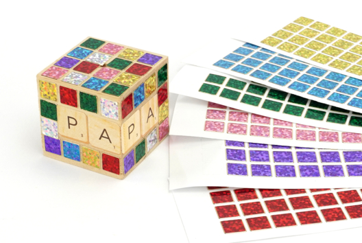 mosaicos brillantes - Manualidades día del padre - 10doigts.fr - 2