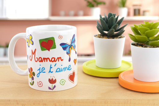 Personalized Mug for Mother's Day - 1 - Mother's Day Crafts - 10doigts.com - Mother's Day Crafts - 10doigts.fr