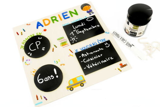 cartel de regreso a clases personalizado - Actividades manuales bricolajes - 10doigts.fr - 2