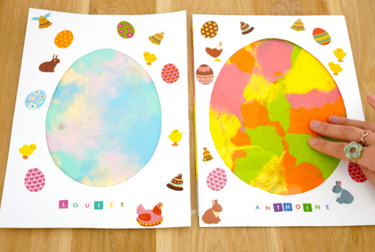 Clean Paint Easter Eggs - 1 - DIY Easter Crafts - 10doigts.com - DIY Easter Crafts - 10doigts.fr