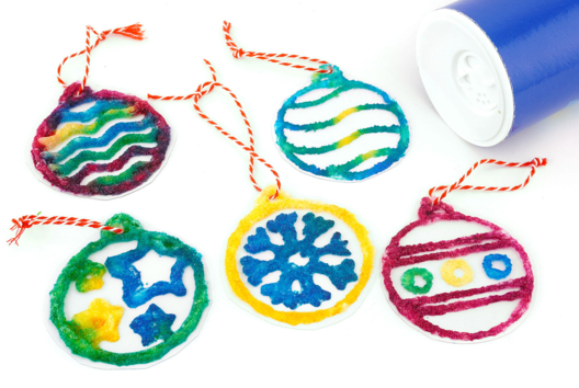Pintura Sal Navidad Niño - Actividades manuales decoraciones del árbol de Navidad - 10doigts.fr