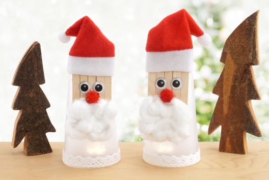 Glowing Santa Claus - 3 - Christmas Crafts - 10doigts.com - Christmas Crafts - 10doigts.fr - 2