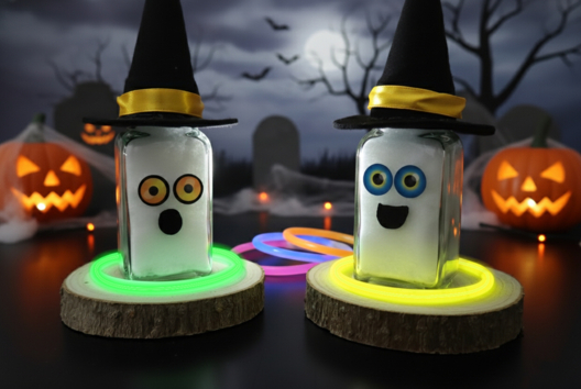 Glowing Halloween Character - 1 - Halloween Crafts - 10doigts.com - Halloween Crafts - 10doigts.fr