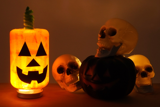 farolillo calabaza halloween DIY niños - Actividades manuales Halloween - 10doigts.fr