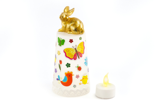 Photophore lapin doré - 2 - DIY Easter Crafts - 10doigts.com - DIY Easter Crafts - 10doigts.fr - 2