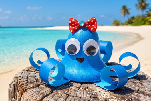 octopus DIY activity for kids - Animal Crafts: Our Creative Ideas for Children - 10doigts.fr