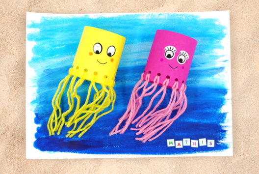 Paper Octopuses and Seabed - 1 - Ocean Crafts: Dive into a Creative and Sensory World - 10doigts.com - Ocean Crafts: Dive into a Creative and Sensory World - 10doigts.fr