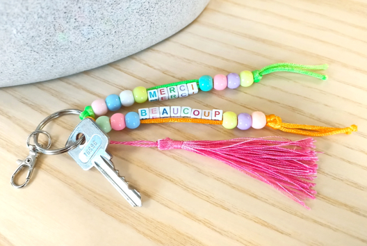 Thank You Keychain - 3 - Craft Activities for Teachers, ATSEM, AESH, Nannies... - 10doigts.com - Craft Activities for Teachers, ATSEM, AESH, Nannies... - 10doigts.fr