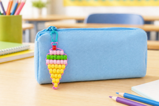 Bead Keychain - Craft Activities to Make Your Keychains - 10doigts.fr - 2