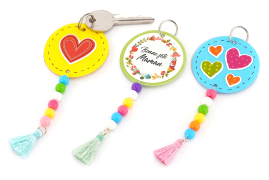 Mother's Day Keychain - 2 - Mother's Day Crafts - 10doigts.com - Mother's Day Crafts - 10doigts.fr - 2