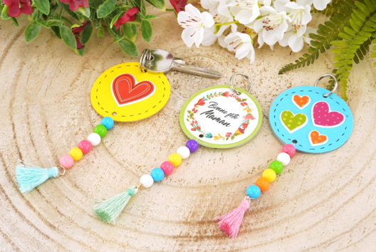 Mother's Day Keychain - 1 - Mother's Day Crafts - 10doigts.com - Mother's Day Crafts - 10doigts.fr