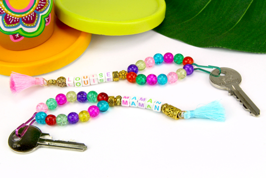 Personalized Keychains for Mother's Day - 1 - Mother's Day Crafts - 10doigts.com - Mother's Day Crafts - 10doigts.fr