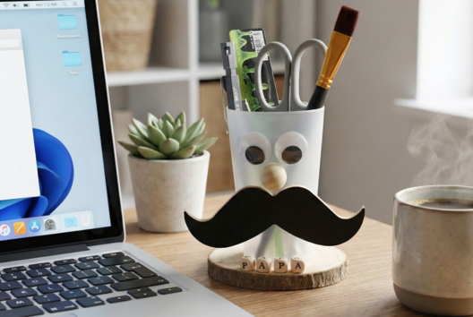 portalápices día del padre DIY idea regalo - Manualidades día del padre - 10doigts.fr