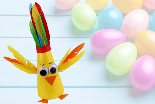 Indian Chick - 1 - DIY Easter Crafts - 10doigts.com - DIY Easter Crafts - 10doigts.fr