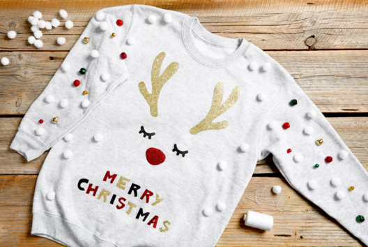 suéter de navidad - Actividades manuales personajes de Navidad - 10doigts.fr