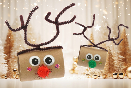 Christmas Reindeer with a Cardboard Roll - 2 - Christmas Crafts - 10doigts.com - Christmas Crafts - 10doigts.fr