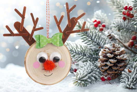 reno árbol de Navidad actividad niños - Actividades manuales decoraciones del árbol de Navidad - 10doigts.fr - 2