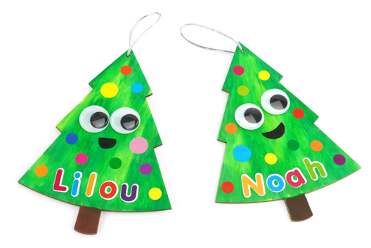 Funny Little Hanging Tree - 3 - Christmas Tree Ornement Crafts - 10doigts.com - Christmas Tree Ornement Crafts - 10doigts.fr - 2