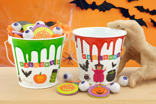 halloween kids candy bucket DIY - Halloween Crafts - 10doigts.fr
