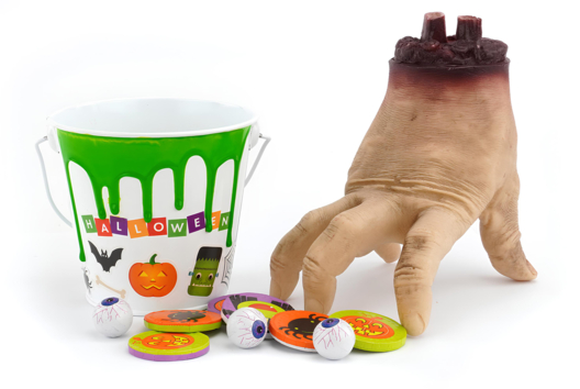 halloween candy bucket DIY activity for kids - Halloween Crafts - 10doigts.fr - 2