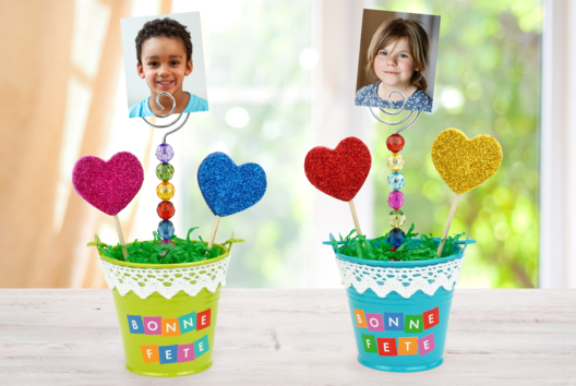 Small Photo Holder Bucket - 1 - Mother's Day Crafts - 10doigts.com - Mother's Day Crafts - 10doigts.fr