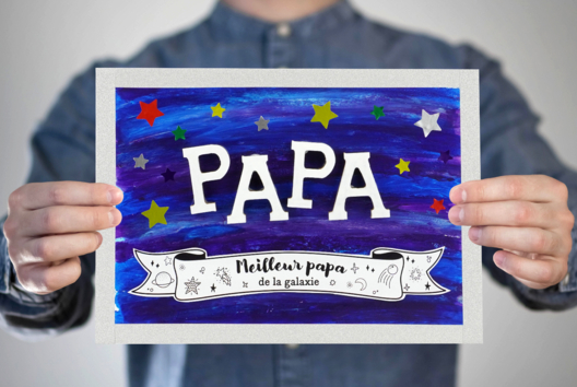 Certificate "Best Dad in the Galaxy" - 1 - Father's Day Crafts - 10doigts.com - Father's Day Crafts - 10doigts.fr