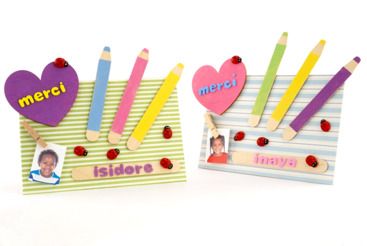 Photo Board "Thank You" - 3 - Craft Activities for Teachers, ATSEM, AESH, Nannies... - 10doigts.com - Craft Activities for Teachers, ATSEM, AESH, Nannies... - 10doigts.fr - 2