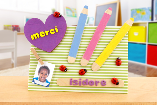 Photo Board "Thank You" - 2 - Craft Activities for Teachers, ATSEM, AESH, Nannies... - 10doigts.com - Craft Activities for Teachers, ATSEM, AESH, Nannies... - 10doigts.fr