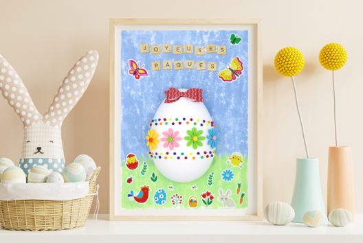 3D Easter Egg Board - 1 - DIY Easter Crafts - 10doigts.com - DIY Easter Crafts - 10doigts.fr
