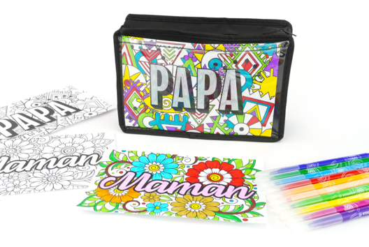 PAPA / MAMAN Toiletry Bag - 3 - Mother's Day Crafts - 10doigts.com - Mother's Day Crafts - 10doigts.fr - 2