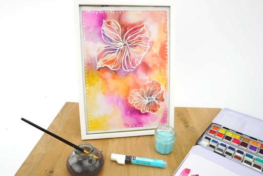 Watercolor Paint and Drawing Gum - 2 - Craft Activities Painting: Creations for All Ages and All Desires - 10doigts.com - Craft Activities Painting: Creations for All Ages and All Desires - 10doigts.fr - 2