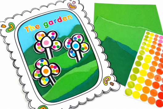 flower canvas - Summer Crafts - 10doigts.fr - 2