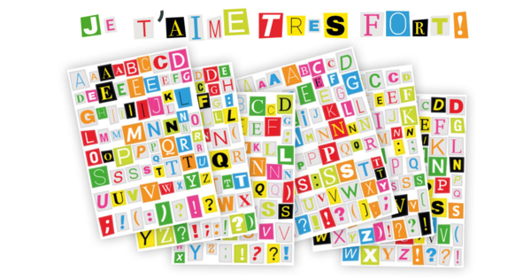 Email Address Sign Sticker Alphabet Stickers, Messages - Stickers